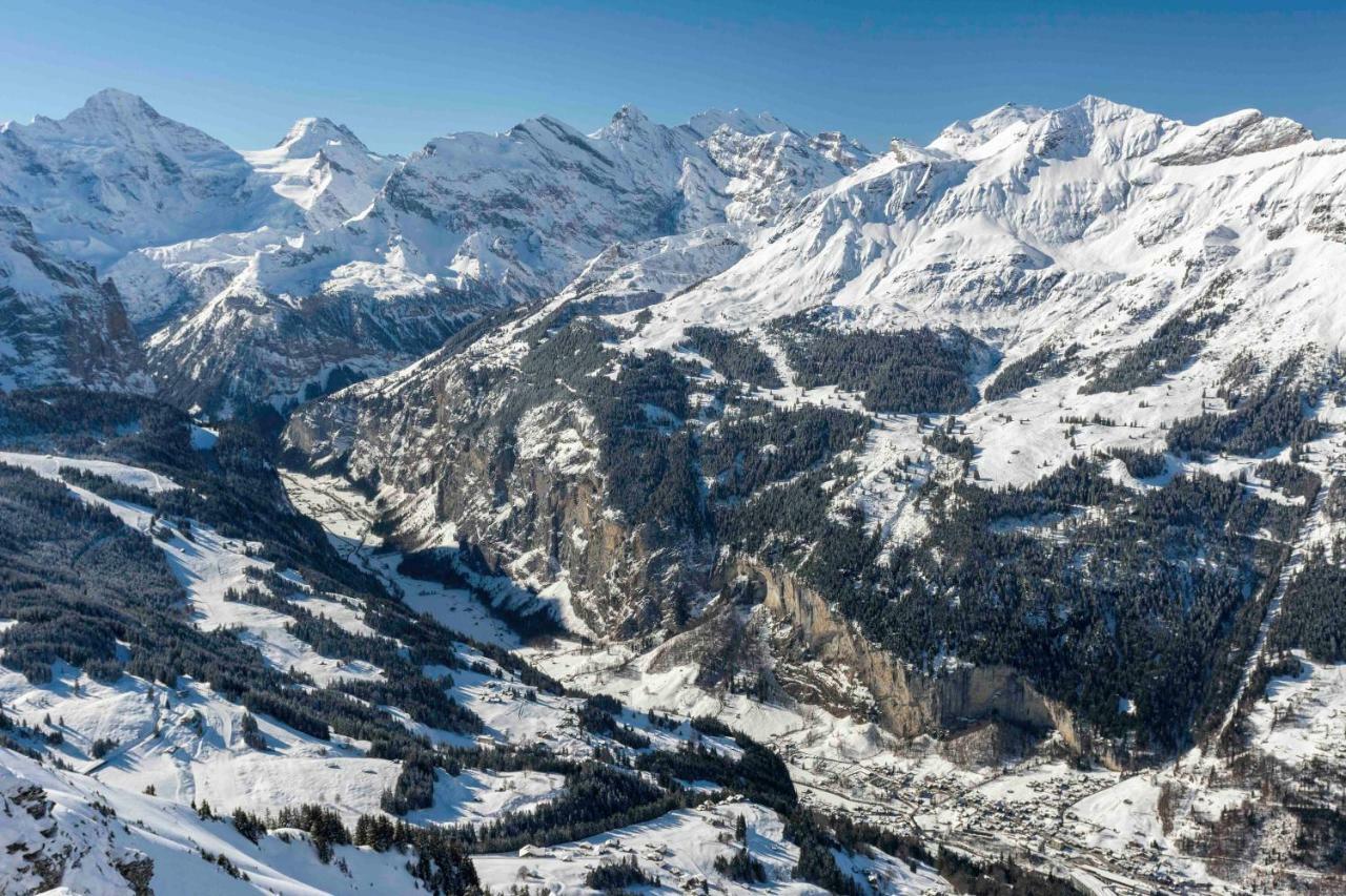 O 68 Haus Bel Air Lejlighed Wengen Eksteriør billede