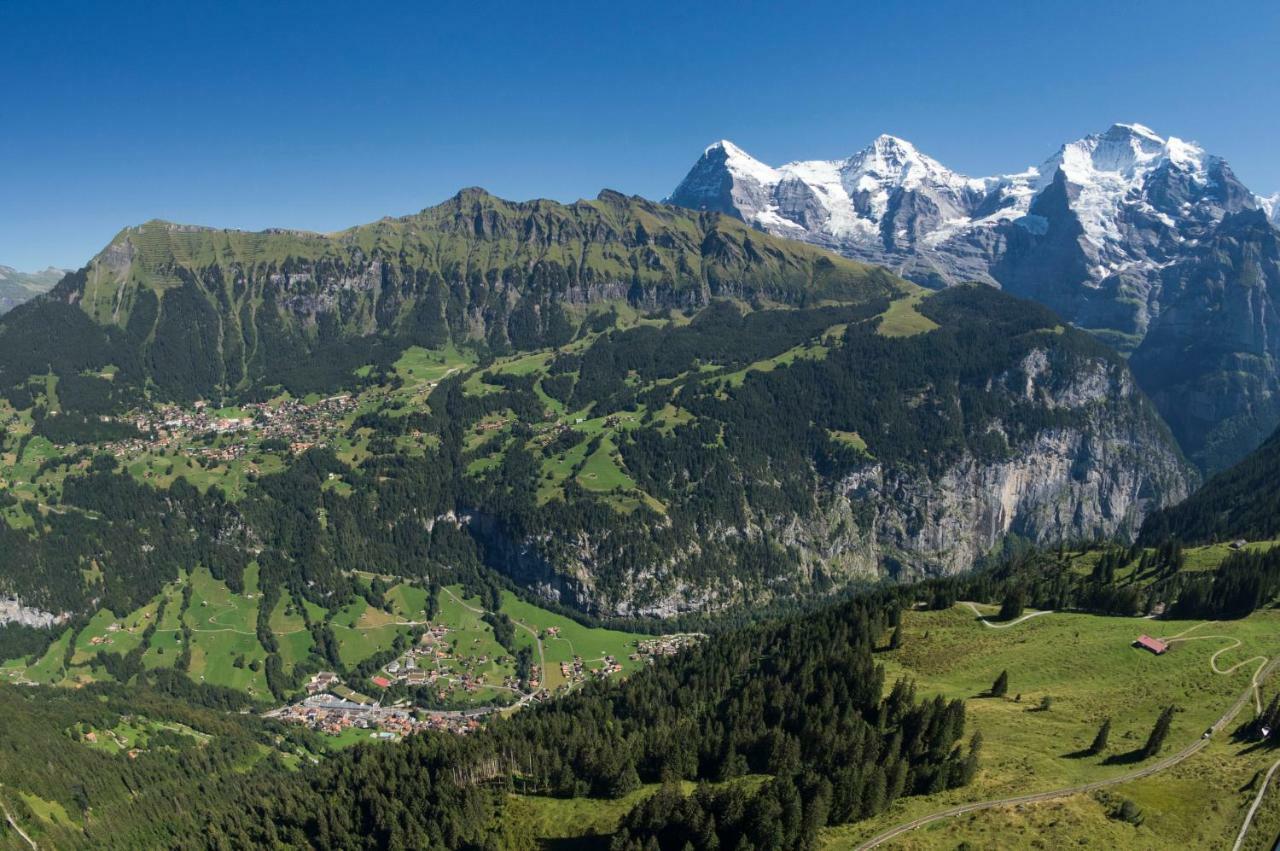 O 68 Haus Bel Air Lejlighed Wengen Eksteriør billede