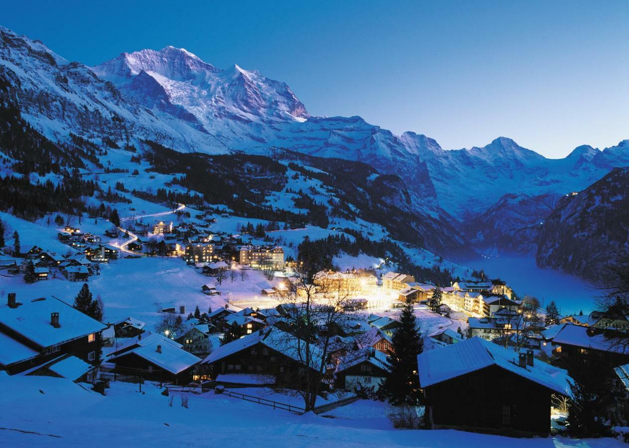 O 68 Haus Bel Air Lejlighed Wengen Eksteriør billede