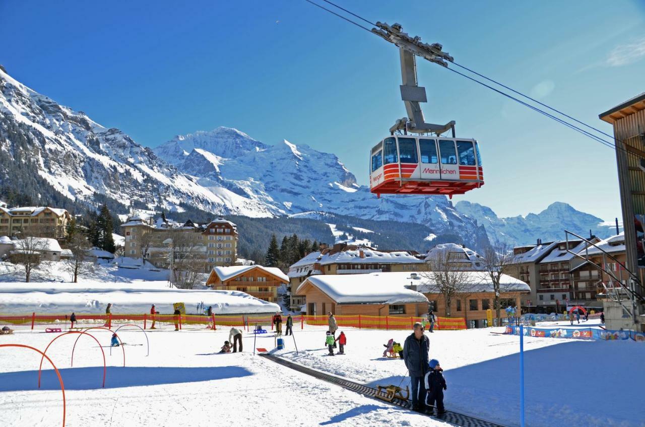 O 68 Haus Bel Air Lejlighed Wengen Eksteriør billede