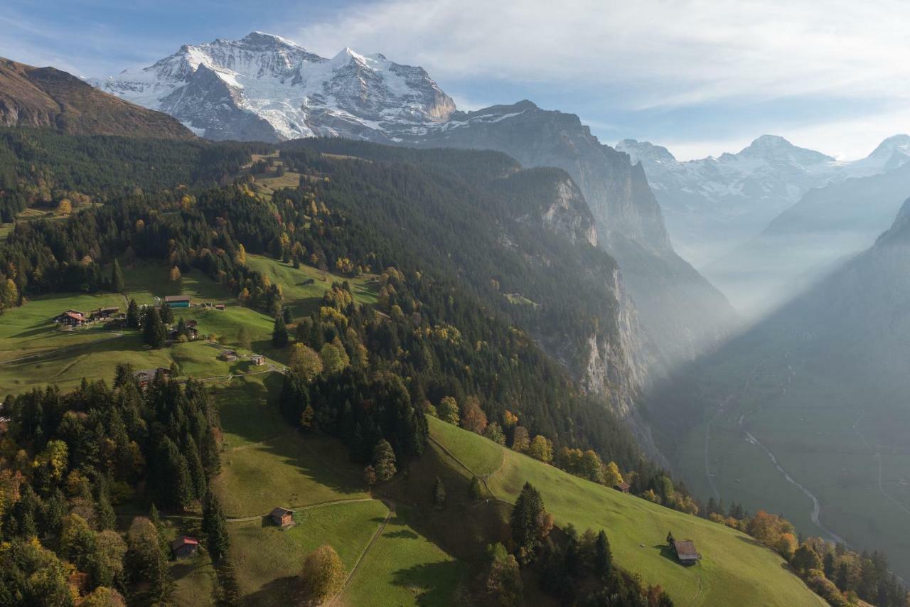 O 68 Haus Bel Air Lejlighed Wengen Eksteriør billede